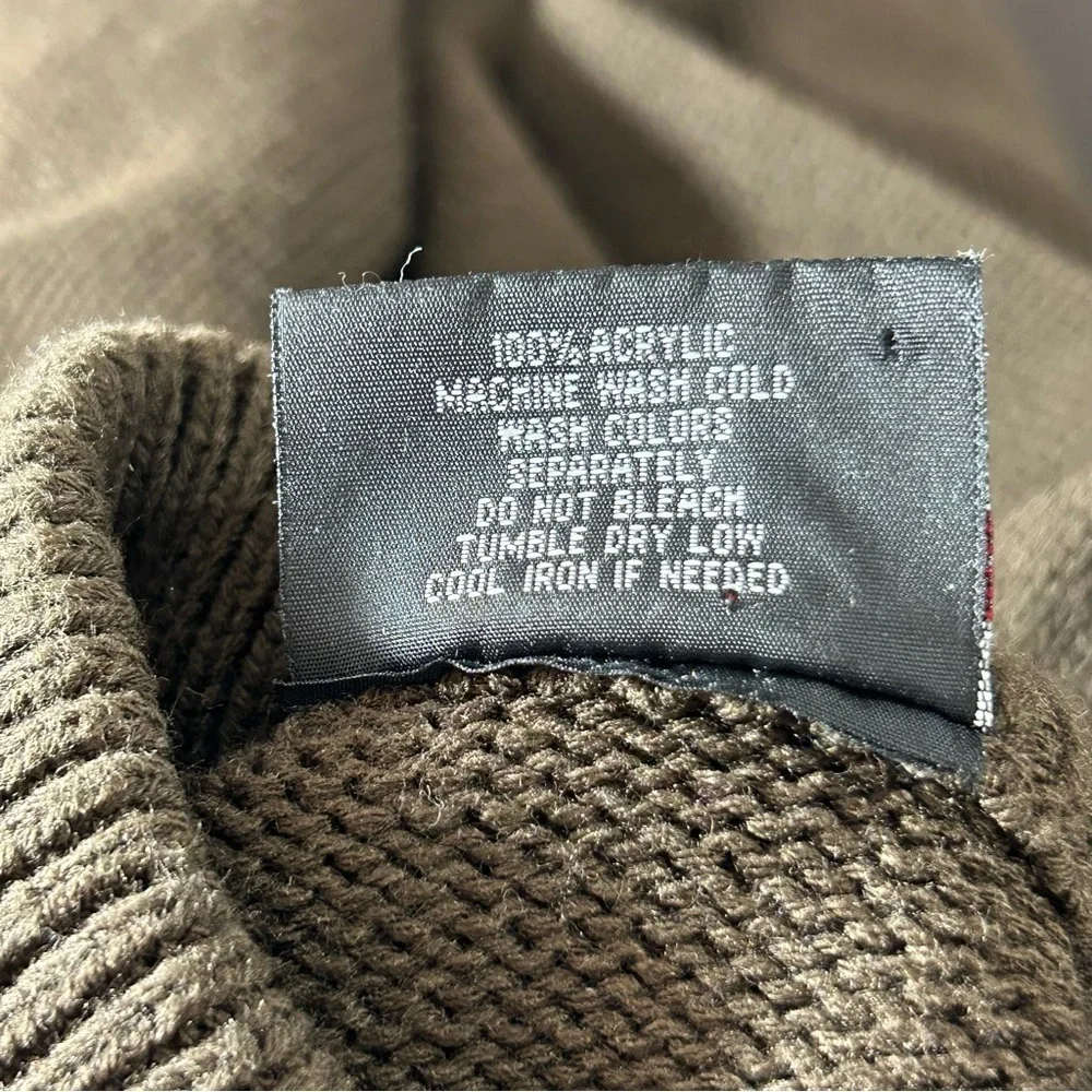 Southpole Men's Sweater Brown Size Large